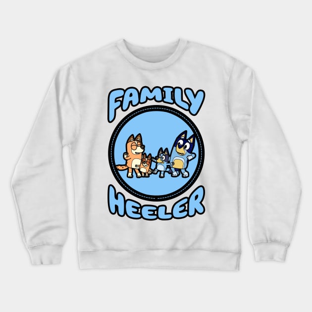 Family Heeler II Crewneck Sweatshirt by Gunung Sambojorka